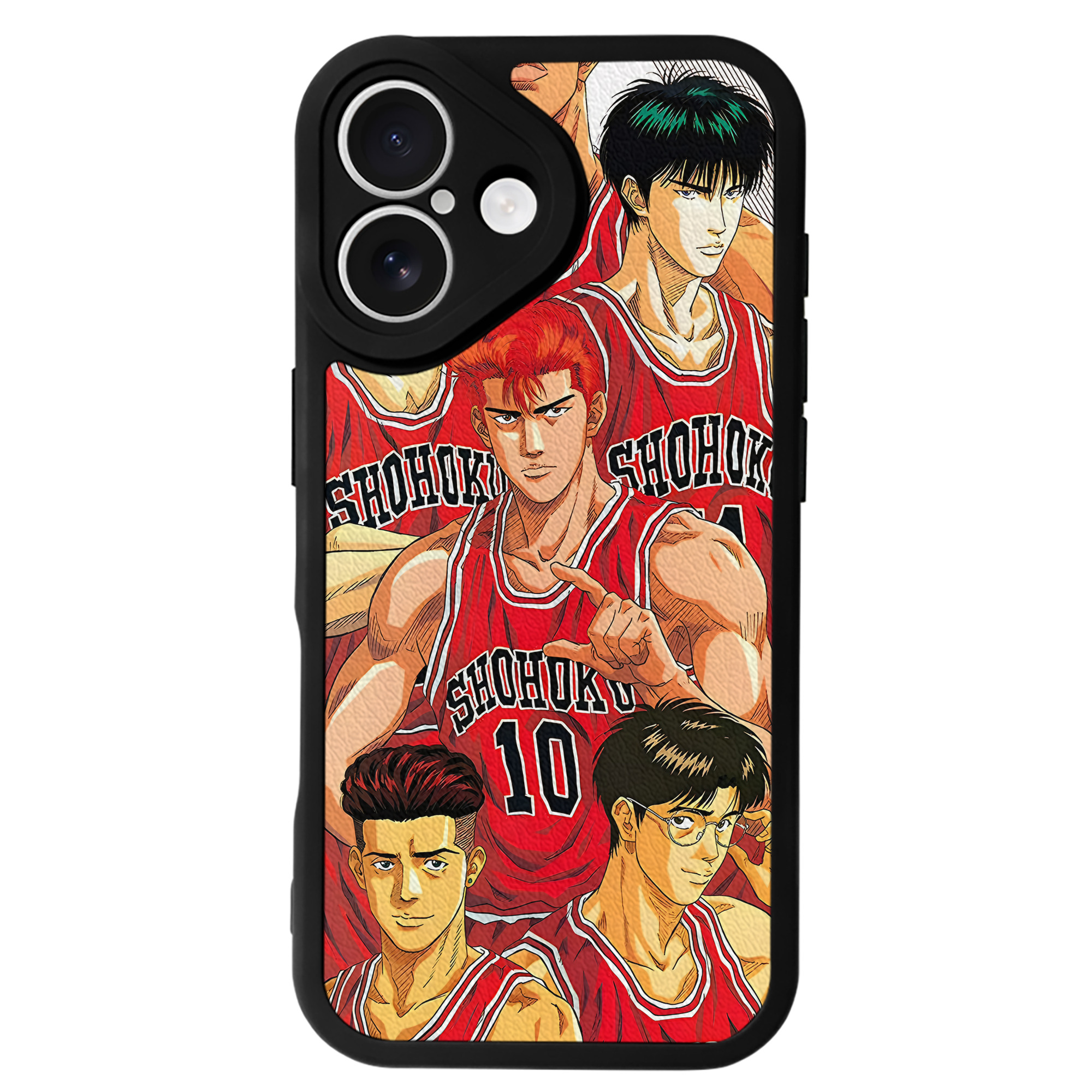（画像用） SLAM DUNK／スラムダンク 【iPhone 16シリーズ対応】シリコンスマホケース（レザー調） 材質：シリコン
